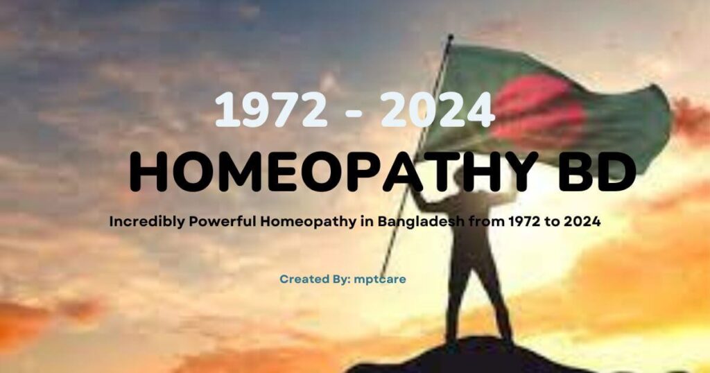 Incredibly Powerful Homeopathy in Bangladesh from 1972 to 2024
