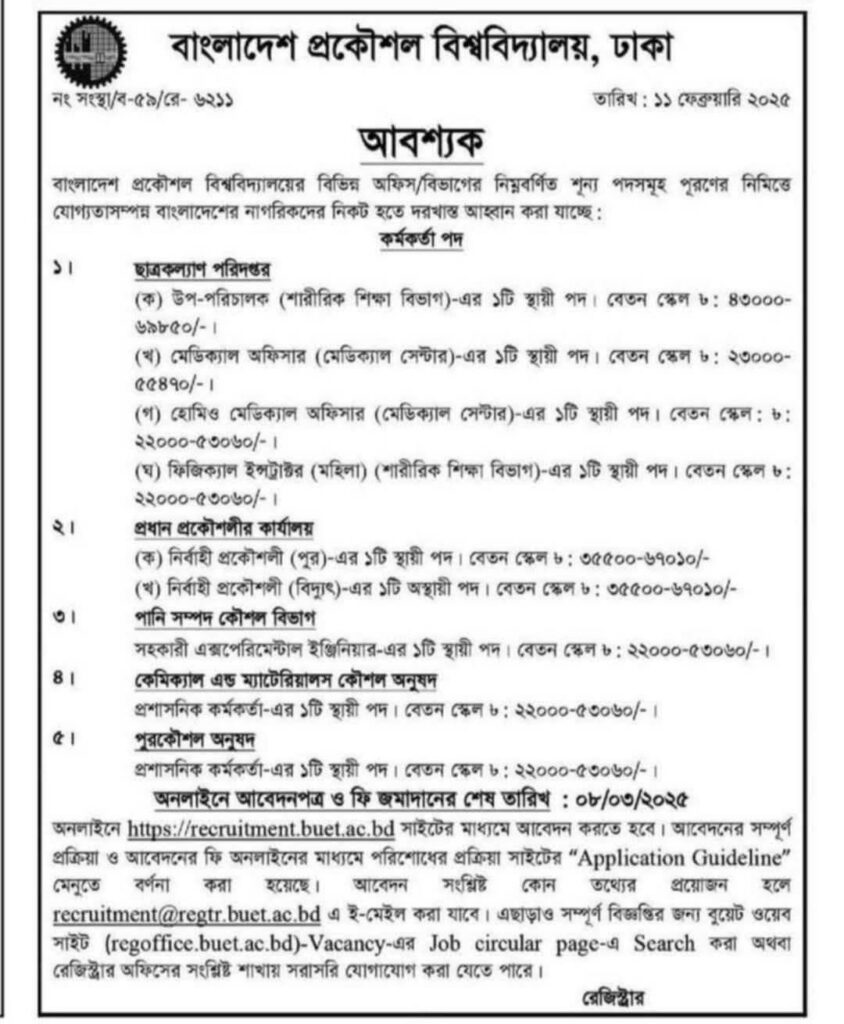 হোমিও মেডিক্যাল অফিসার পদে নিয়োগ