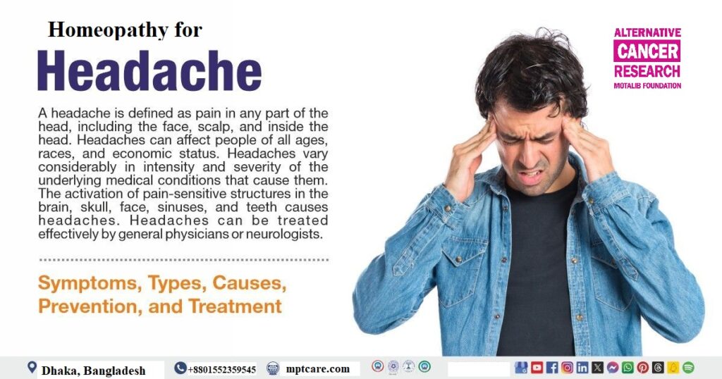 Homeopathy for Headache