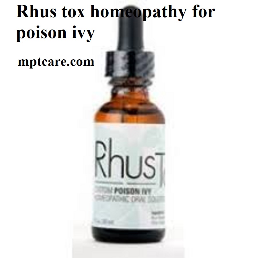 homeopathy for poison ivy
