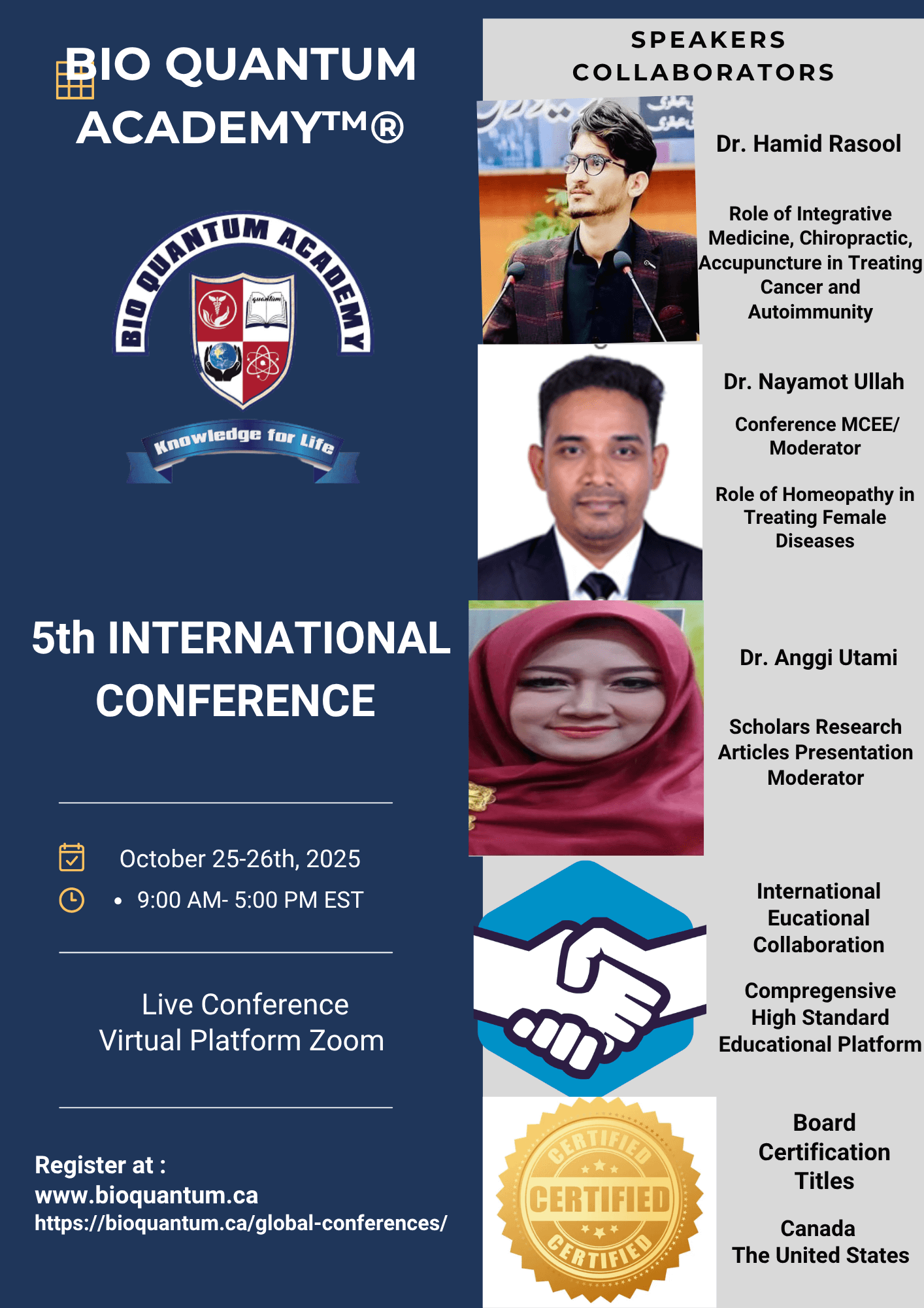 Womens Health – Best Homeo Doctor in Dhaka  Dr. Nayamot Ullah (Canada Conference 2025)