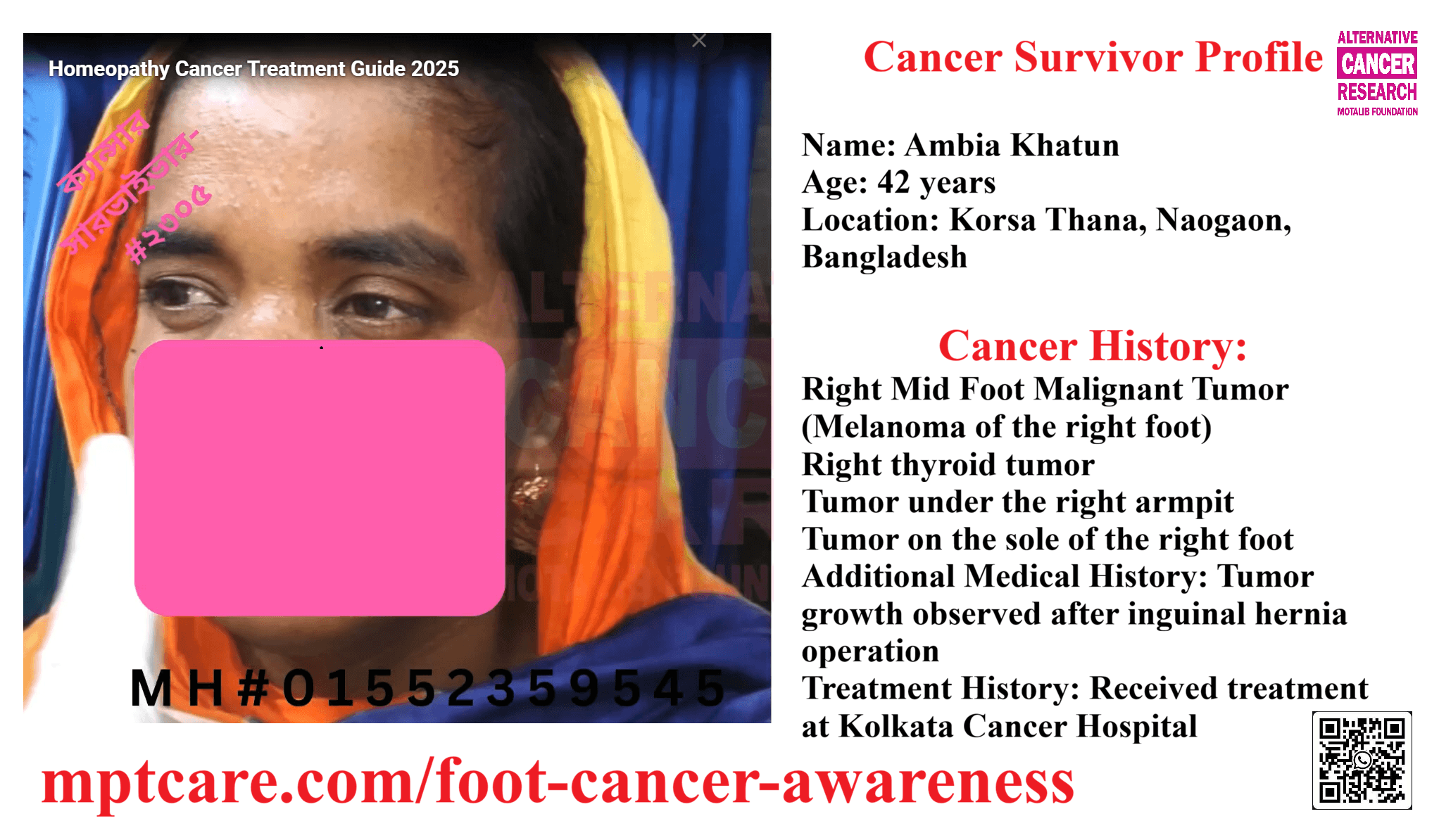 MPTCare Foot Cancer Awareness